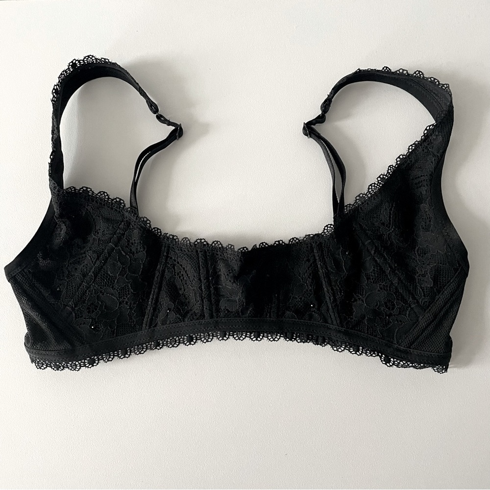 Victoria’s Secret bra in black crystals size S - NWT